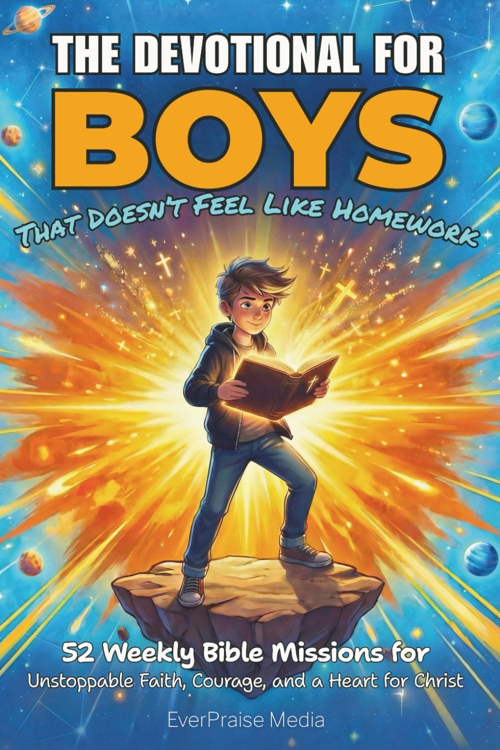 The Devotional for Boys That Doesn't Feel Like Homework book cover